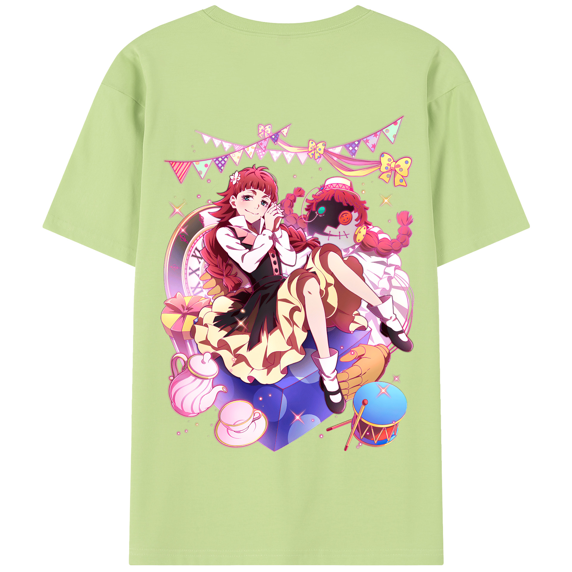 （画像用） 文豪ストレイドッグス Bungo Stray Dogs 綿100％半袖Tシャツ（背面プリント）